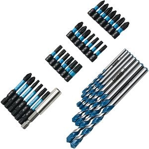 Burghiu multifunctional Erbauer, set 35 bucati