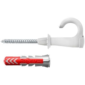 Set de 6 bucati de dibluri duopower 6 x 30 + holsurub aferent si carlig ochi deschis din nylon • Fischer