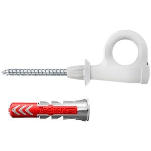 Set de 4 bucati de dibluri duopower 8 x 40 + holsurub aferent si carlig ochi inchis din nylon • Fischer