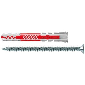 Diblu nylon duopower 6 x 50 cu holsurub aferent total filetat cu cap inecat PZ2 • Fischer
