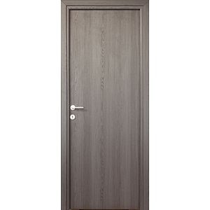 Usa de interior  antracit, reversibila, mdf, 203 x 68 cm, toc inclus • Karpat
