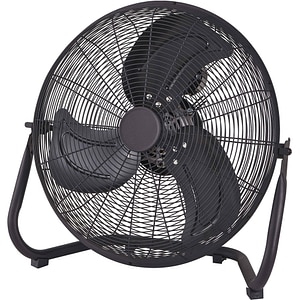 Ventilator de podea, 3 trepte de viteza, 100W, negru