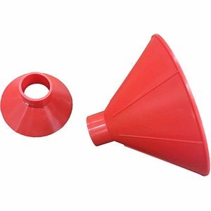 Racleta conica BOTTARI, 14.5 x 10mm, rosu