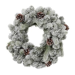 Coronita artificiala Frosted, 50 cm