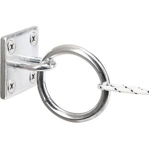 Inel mobil pe placuta DIALL, otel, 50 mm, 2 buc