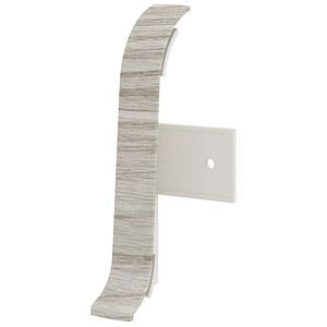 Terminatie VILO Flex 5101, PVC, 5.5 cm, 2 bucati, gri deschis