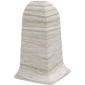Colt exterior VILO Flex 5101, PVC, 5.5 cm, 2 bucati, gri deschis