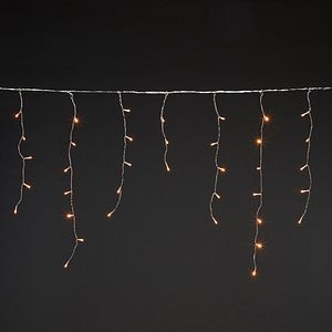 Perdea de lumini ICICLE UOSF2201, 300 leduri, 10m, iluminare alb cald