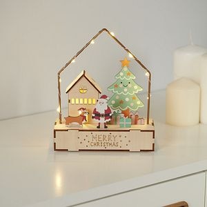 Decoratiune scena de Craciun, 21 cm