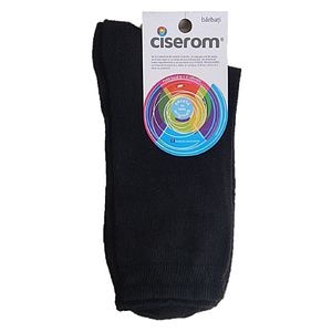 Sosete din bumbac si elastan, marime 44-45, negre • Ciserom