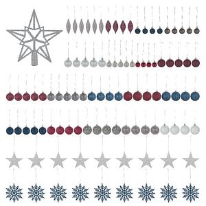 Set globuri brad Midnight Dreams, 100 bucati, multicolor