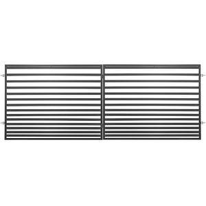 Poarta auto Stela, otel galvanizat, 400 x 150 cm, deschidere batanta  Polbram 