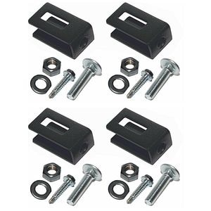 Conector tip U, set 4 buc., gri, 5.5 x 4.5 x 2.5 cm • Polbram