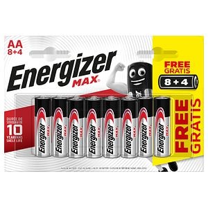 Energizer Max Alk Aa 8 Si 4 Gratis