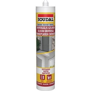 Silicon Universal, Transparent, Aplicare Pistol, 280 Ml  Soudal 