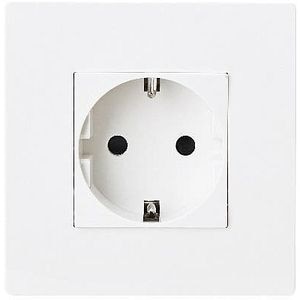 Priza Schuko OPP, alb
