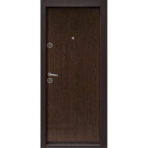 Usa de intrare pentru apartament  BC113, fara geam, dreapta, metal, 77 x 194 cm, wenge