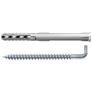 Set 2 dibluri nylon, cu carlig, 8X80