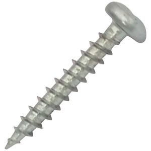 Surub pentru lemn/PAL, cap bombat, 4 x 25 mm, PZ2, ZA, vrac