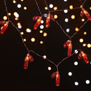 Ghirlanda luminoasa acadele, 16 LED, iluminare alb cald