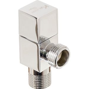 Robinet coltar KRUGER KR-CUB-12-12, 1/2" x 1.2", alama, argintiu