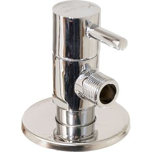 Robinet coltar KRUGER KR-LEV-12-12, 1/2" x 1.2", alama, argintiu