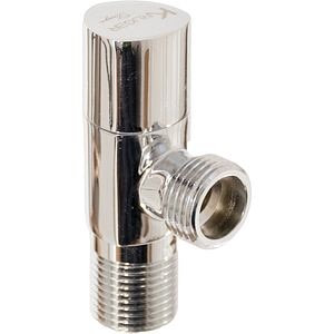 Robinet coltar KRUGER KR-TRI-12-12, 1/2" x 1.2", alama, argintiu