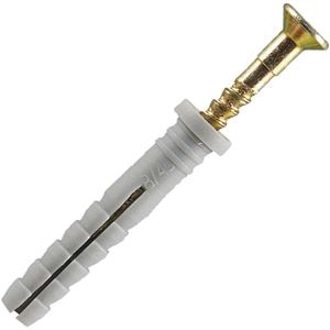 Diblu cu surub cap cilindric, 8 x 60 mm, PP, PE, vrac