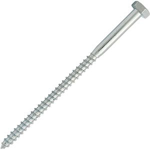 Surub lemn cap hexagonal DIN 571, 10 x 180 mm, ZA, vrac