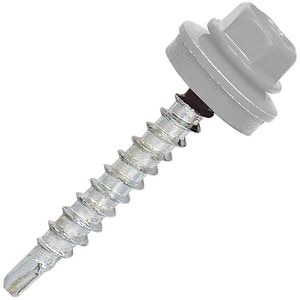 Surub DIN 7504K-R+EPDM, 4.8 x 35 mm, RAL 9006, vrac