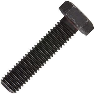 Surub metric, M10 x 20mm, otel, negru (vrac 50buc/Kg)