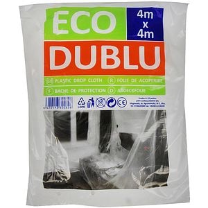 Folie protectie Eco Dublu, 4x4 m