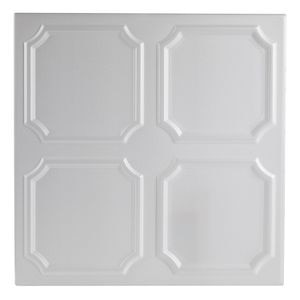 Plafon Decorativ Polistiren, Barok, 50 x 50 cm, 4 mm, 2Mp/Pachet  Decosa