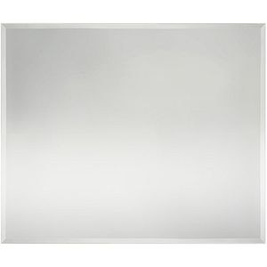 Oglinda oblica baie Wapta, 70 x 60 cm, sticla, argintiu