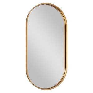 Oglinda baie, aurie, ovala  GoodHome
