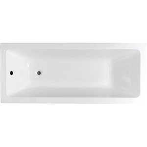 Cada baie Bresi Wall WA9020, acrilic, reversibila, 170 x 70 x 39 cm, alb