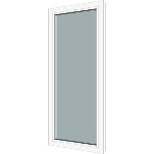Fereastra termopan FENSTERWELT, PVC, 5 camere, 116 x 116 cm, deschidere fixa, alb