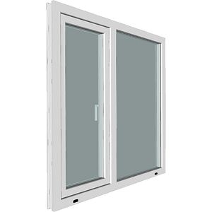 Fereastra termopan FENSTERWELT, PVC, 5 camere, 120 x 100 cm, deschidere oscilobatanta stanga, alb