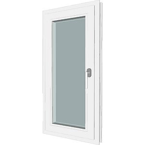 Fereastra termopan FENSTERWELT, PVC, 5 camere, 56 x 116 cm, deschidere oscilobatanta stanga, alb