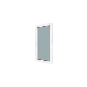Fereastra termopan PVC, geam Clar + Low-E, alb, 5 camere, 56 x 116 cm, fixa • Gealan