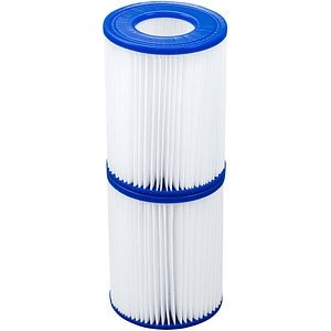 Cartus filtrare BESTWAY, 2 bucati, alb