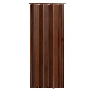 Usa de interior Acordeon, maro, reversibila, PVC, 203 x 83 cm • Profiline