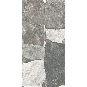 Gresie interior Kai Roccia, gri, portelanata, 60 x 30 cm, suprafata 1,62 mp