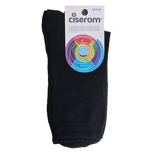 Sosete din bumbac si elastan, marime 39-41, negru • Ciserom