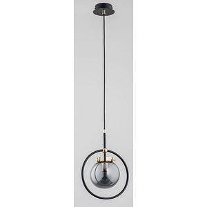 Lustra tip pendul, Negru, 40 W, 1 x E14 • Alfa Akira