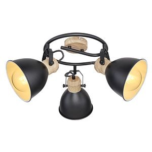 Spot negru, metal, E27, 40W  Globo