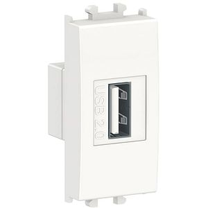 Priza USB SCHNEIDER ELECTRIC East Styl, 1modul, alb