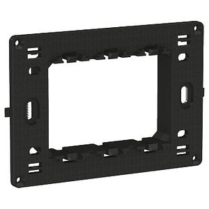 Suport fixare, 3 Module, negru  Schneider Electric Easy Styl