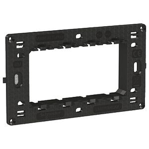 Suport fixare, 4 Module, negru • Schneider Electric Easy Styl
