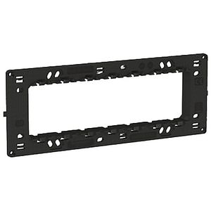 Suport fixare SCHNEIDER ELECTRIC Easy Styl, 7 module, 18 x 196 x 72mm, negru